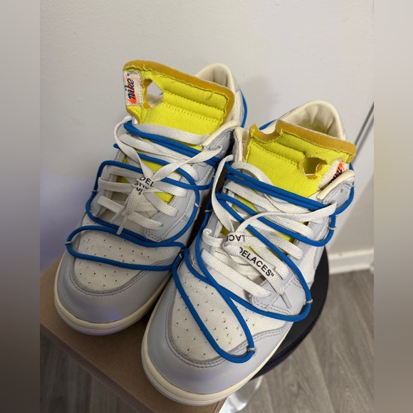 2021 Nike Dunk Low Off-White Lot 10 Size: U.S Men’s 11.5 / USED Replacement BOX - Picture 15 of 15